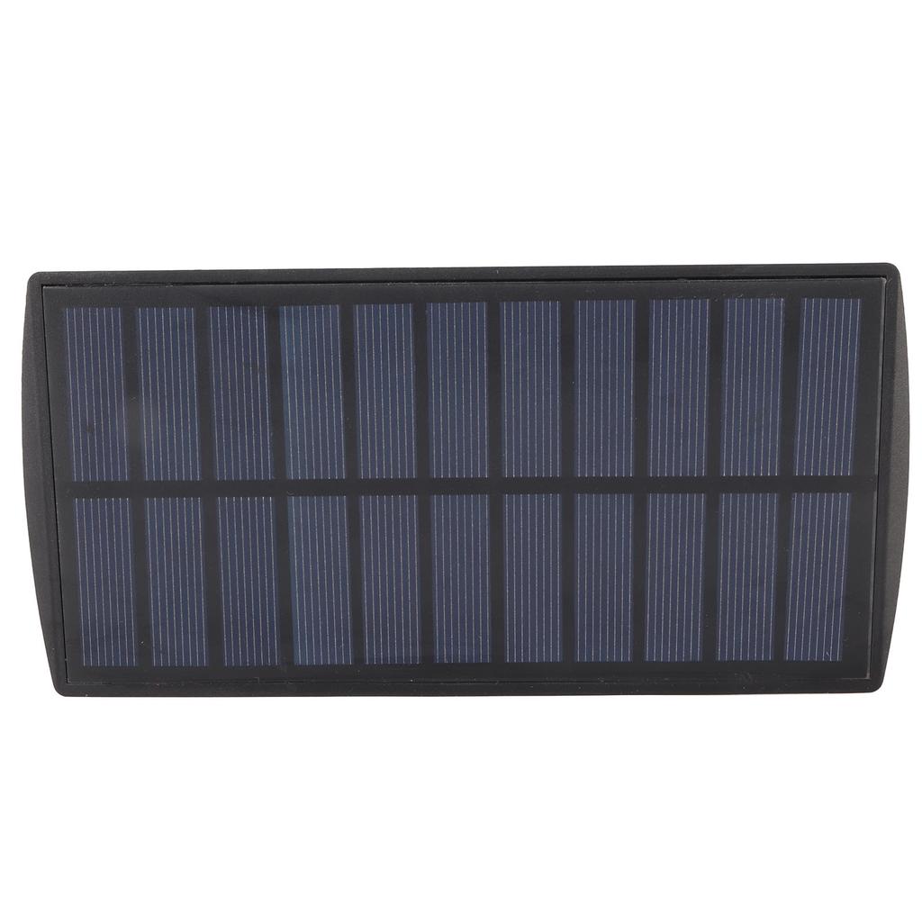 Solar Lights Outdoor IP67 Waterproof 4 LED Solar Fence Lights Up Down Solar Wall Light for Outside