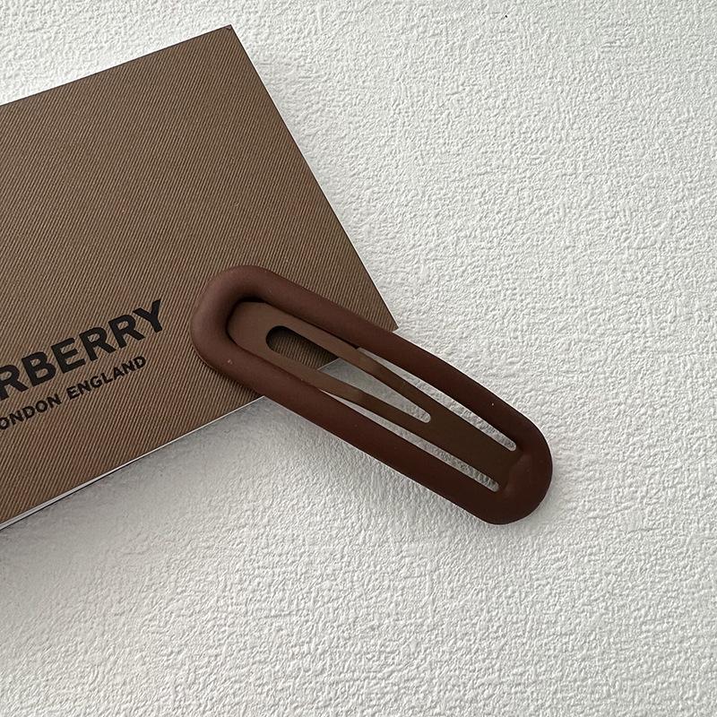 Solid Color Bangs Hairpin: Korean-Style BB Clip for Girls