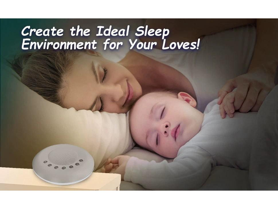 Baby Sleep Sound Machine & Night Light Soother