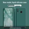 Huawei Nova4e Liquid Silicone Drop-Proof Protective Case: Full Coverage, Solid Color, Skin-Friendly.