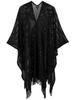 Hot-Selling Knit Shawl: Spring Summer Autumn, Hollow Design, Tassel Trim, Solid Color, Lightweight for European & American Styles.