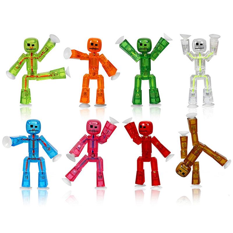 1 Stück/3 Stück Saugnapf Klebriger Roboter Kinder Spielzeug Fotografie Animationsstudio Saugnapf Saugnapf Kinder Actionfiguren Spielzeug für Kinder