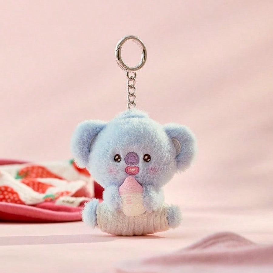 

BT21 Pacifier Series Plush Toys: Cute Doll Keyrings and Pendants – Collectibles for ARMY Fans and Birthday Gifts