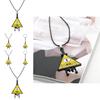 Gravity Falls Bill Pendant Chain In Alloy With Electroplated Finish For Cosplay And Daily Wear