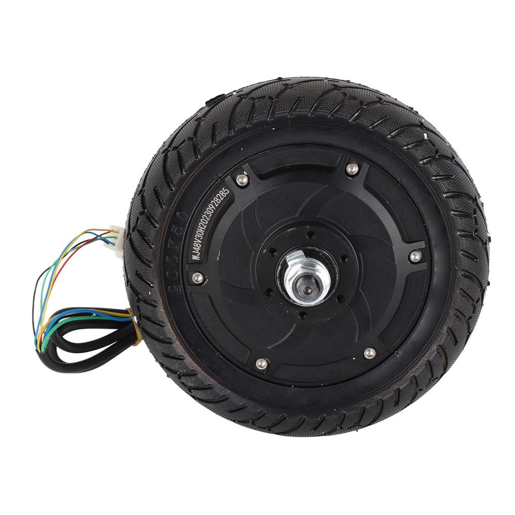 8 Inch Electric Scooter Motor Brushless Wheel Hub Motor 48V 350W with 200x50 Solid Tire