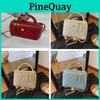 Small Quilted Chain Box Bag For Women With Zipper Closure And Card Pocket For Casual Travel