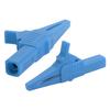 5pcs J.60039 Safety Test Clips Multifunction Safety Type Test Clamp with 4mm Socket for Electronic InstrumentsBlue