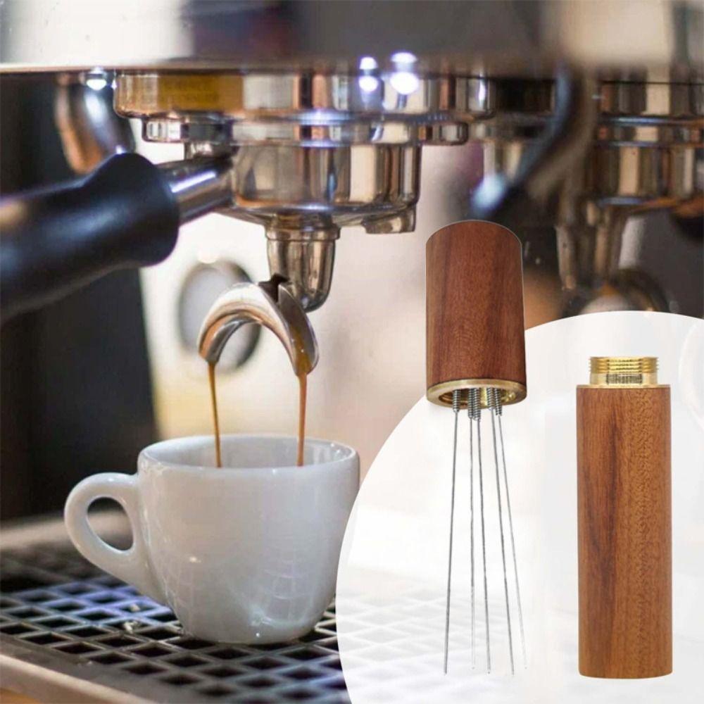 Steel Needles Tamper Distributor Espresso Powder Stirrer Hand Stirrer Leveler Needle Coffee Tamper