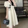 [Fabric + Practice] Dress 2026 Summer Dress New Design Sense Improved Cheongsam High Waist and Thin a Word