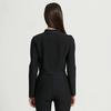 2025 Autumn Women's Slim Fit Jacket with Gold Button Details and Long Sleeves