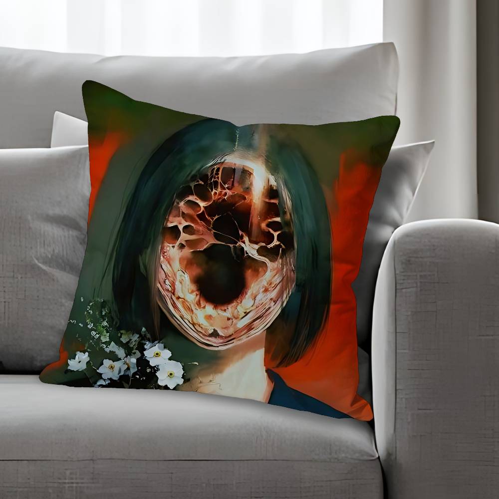 Horror SSilent HHill Pillow Cases for Bedroom Living Room Sofa Home Decor Polyester Cushion Cover with Zipper