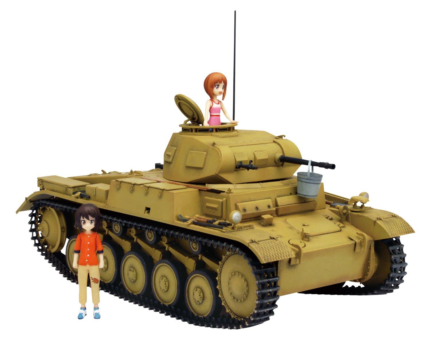 

Platz Girls Panzer the That Panzer II and Scale Plastic Model 140mm & Movie Summer s Ausf. F! ~Miho Maho s Memories~ 1/35 Kit, Approx. Length, GP-34