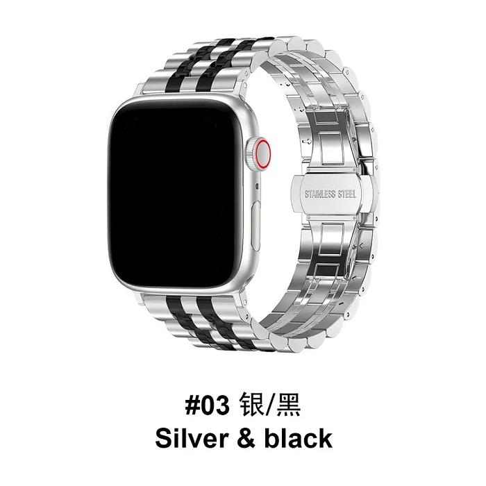 Hot Selling Watch Accessories Stainless Steel Chain Band Replacement Smart Watch Band for Apple Watch Series 8/9/10/11/Ultra/SE