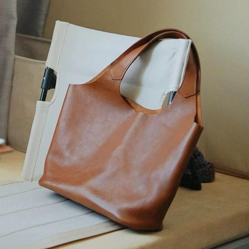 Yogodlns PU Leather Tote Bags For Women Luxury Designer Handbag Purses Large Capacity Underarm Shoulder Bag