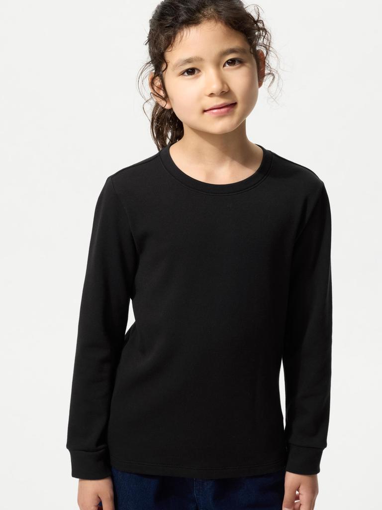 Uniqlo Kids HeaTTech ExTra Warm CoTTon Crew Neck T  Long Sleeve 