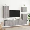 VidaXL Wall-mounted TV Cabinets 2 Pcs Sonoma Grey 80x30x41 Cm 836963