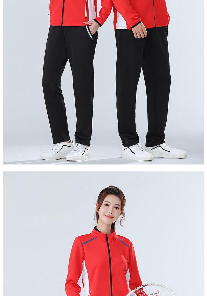 Unisex Autumn/Winter Badminton Clothing Set: Casual Sports Jacket, Team Uniform, Competition Outfit, and Cycling Jacket.