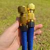 1PC Copper Plated Household Garden Water Pipe With 3x Expansion Tpe Car Wash Water Pipe Expansion Water Pipe