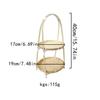 Handwoven Rattan Serving Trays & Baskets