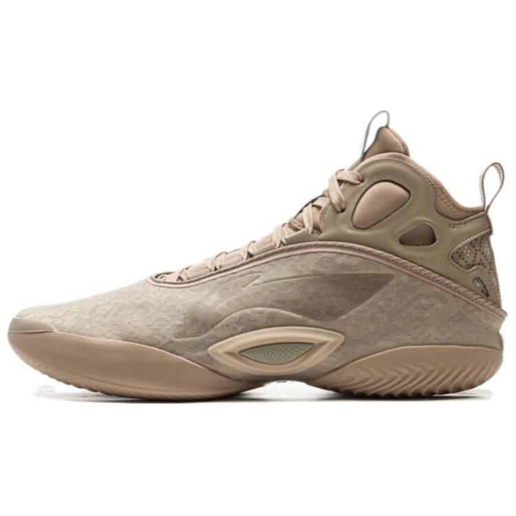 

new LiNing ChaoShuai 19 Anti-Slip And Wear-Resistant Coverage High-Top Basketball Shoes Men s Brown 41