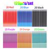 120pcs/Set Brand New Creative High-Quality 6-Color Erasable Refill Set 0.5Mm Washable Handle Magic Erasable Gel Refill School Supplies