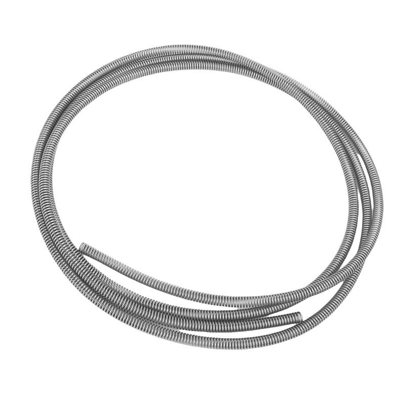 Car 8 Ft Brake Line Protector Flexible Galvanized Gravel Guard Spring Wrap For 3/16in Tube Automotive Brake System Accessories