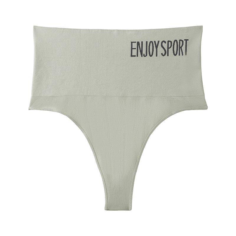 

Женские сексуальные бесшовные спортивные фитнес-буквы среднего и большого размера с высокой талией бесшовные трусы-стринги XL