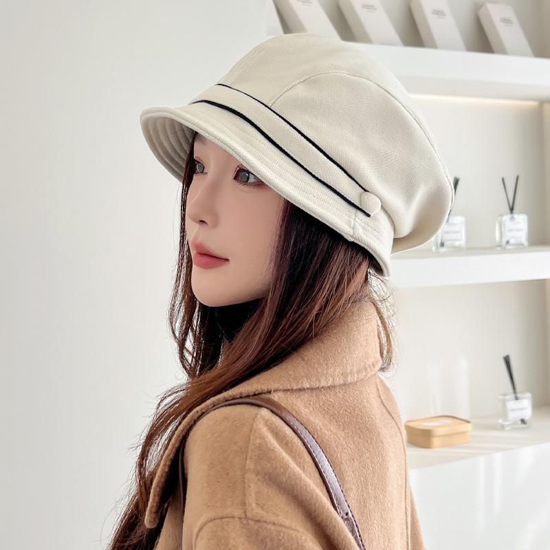 

BrandNew FallSeason and ColdSeason Hat for Women with Niche Crowd Design Style Styleable and Versatile Baseball Cap for ColdSeason Warmth To Show One Size