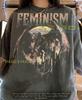 Feminism Dragon Castle Moon Fantasy Gothic Comfort Colors® Tshirt, Mythological Creature Retro Vintage Bootleg 90s Graphic Tee