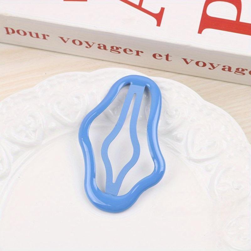 1 PCS Wave - Shaped Hair Clips Set - Minimalist & Chic Hair Accessories for Women  Assorted Colors, Perfect for Securing Bangs