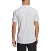 Adidas Logo Print Sports Tennis Polo Shirt Men Tops White HT7182