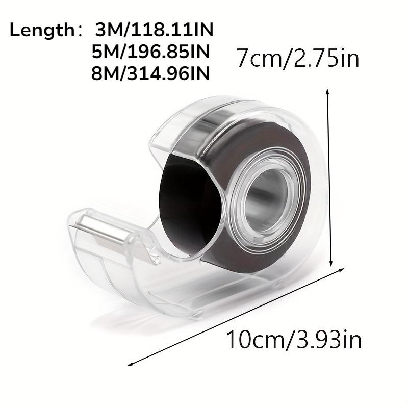 Magnetic Stationery Tape Magnetic Stripe Self-adhesive Tape Multifunctional Sticky Tape Rubber Magnet Cutter Gadgets for Home