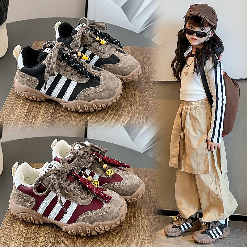 Children's Sports Shoes 2025 Autumn and Winter New Factory Classmates Boys Dad Shoes Casual Board Shoes Forrest Gump Shoes