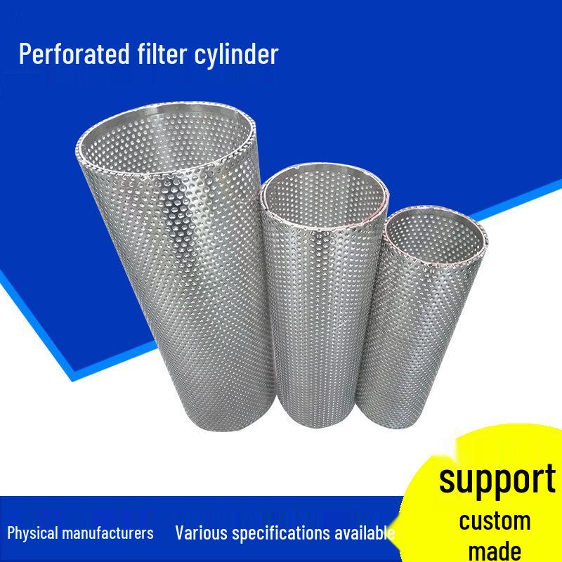 Stainless Steel Perforated Metal Filter Cartridge for Basket and Conical Types