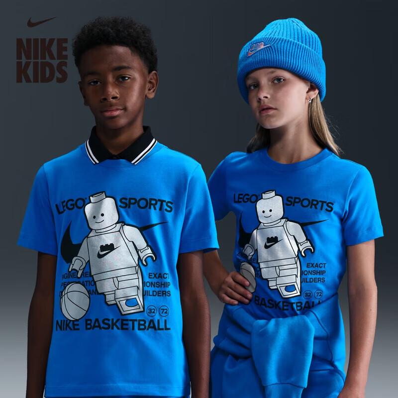 Nike x LEGO Unisex Kids Cotton T-Shirt HV5194 L (155)