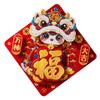 Chinese Style Snake Year Fu Character Door Sticker 3D Door Couplet Ornaments  Celebration Party