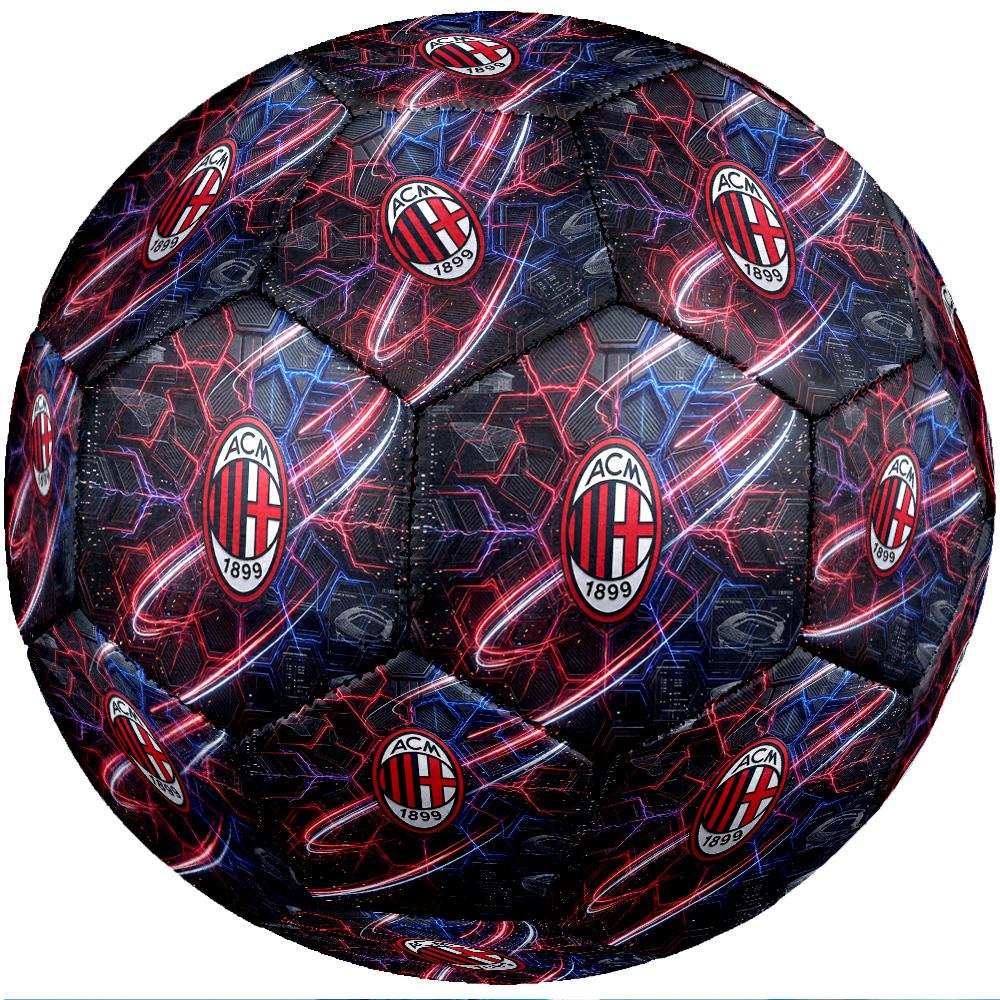 Pallone da calcio Tema AC Milan Taglia 5 Pallone da calcio Tocco Morbido Pallone da calcio per Allenamento Professionale per Sport all'Aperto