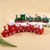 Merry Christmas Plastic Train Decorations for Home 2026 Xmas Ornament Navidad Noel Gifts New Year 2026 Gifts Holiday Decor