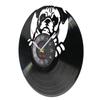 English Bulldog Wall Clock British Dog Breeds Vinyl Record Wall Clock Love My Bulldog Puppy Pug Pet Shop Wall Decor Clock Gift