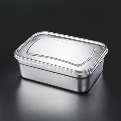 Ice Cream Box Stainless Steel Freezer Containers Reusable Sealed Storage Household Fridge Accessories Long Term Preservation