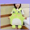 New Colorful Cartoon Frog Design Kids Backpack Cute Nylon School Bag For Boys And Girls