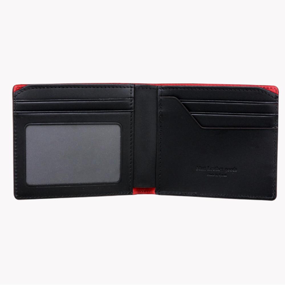 Matt [Refurbished] Toscana Cowhide Men'S Combination Wallet Red