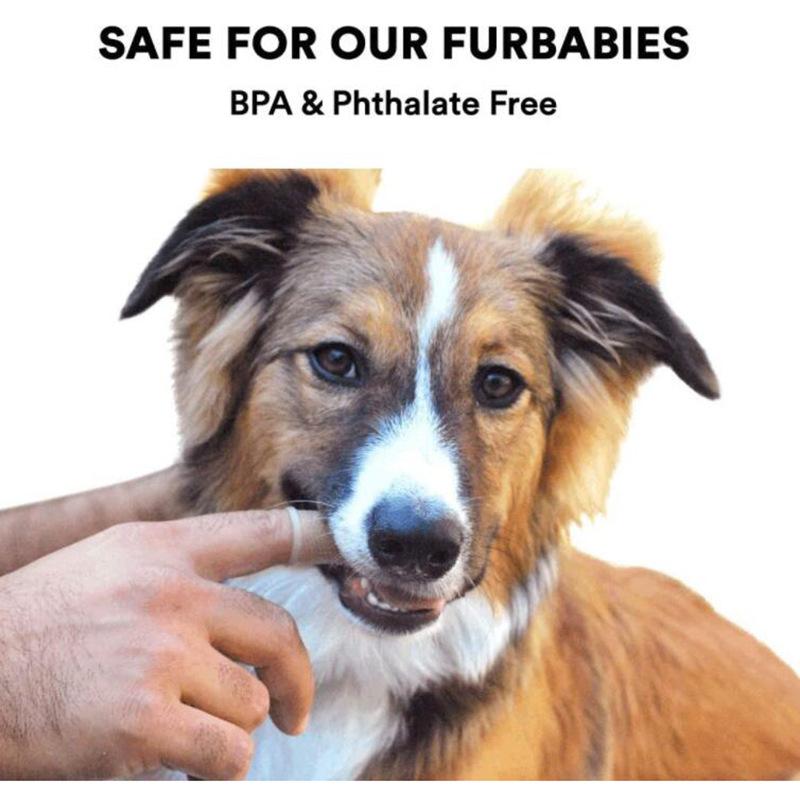 Pet Finger Brush, Dental Cleaning, Dog and Cat Finger Brush, Silicone Pet Toothbrush