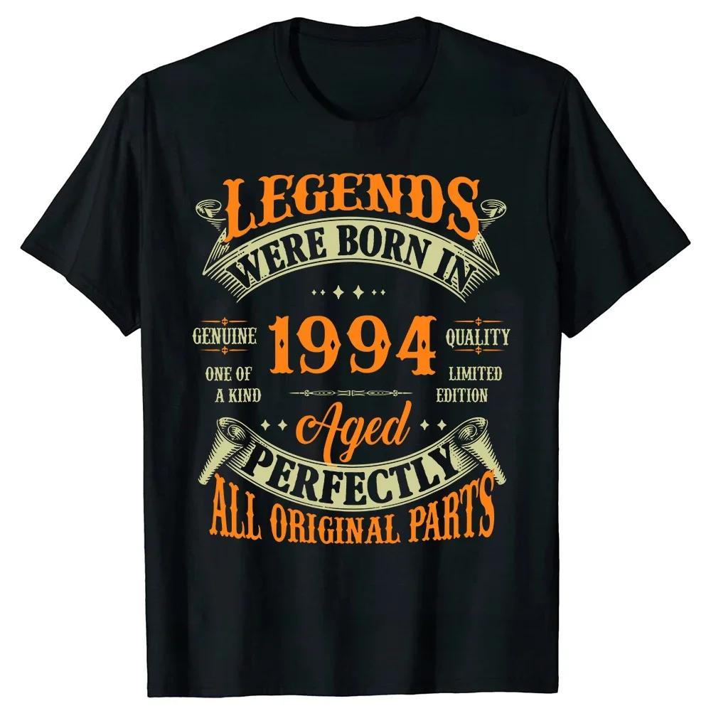 Summer Graphic Streetwear Short Sleeve Tshirt Mens Clothing Legend 1994 Birthday Gifts 31 Year Old 31th Bday Present T Shirt