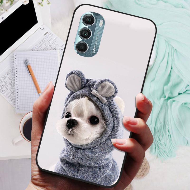 For Moto G Stylus 5G 2022 Case Black Cover Lion Wolf Silicone Soft Back Cases For Motorola Moto G Stylus 4G 5G Protective Shell