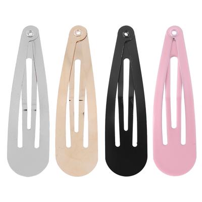 100Pcs Snap Hair Clips Metal Hair Clips Silver/Gold/Black/Pink Fashion Hair Pins Stylish Hair Barrettes Hair Accessories