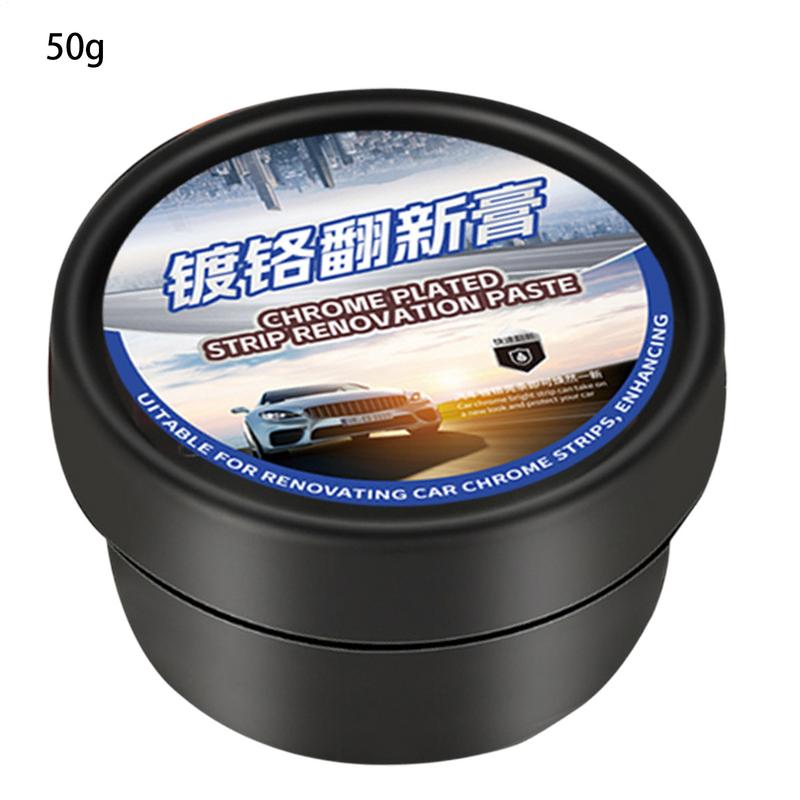 Chrome Polishing Compound Aluminum Cleaner & Brightener & Restorer 50g Tarnish Resistant Scratch Resistant High Gloss Non