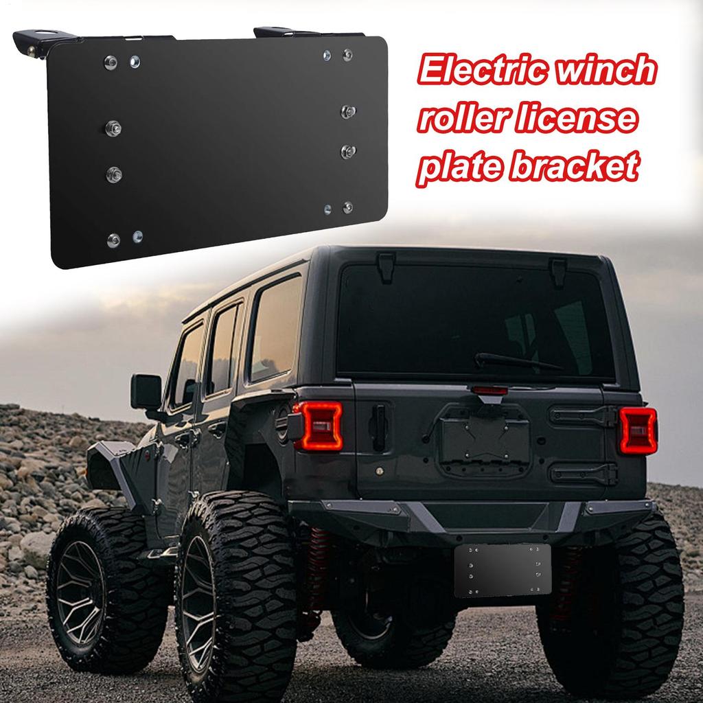 License Plate Holder License Frame Holder Scratch-Resistant Car Accessory for Truck Trailer Automotive Offroad Vehicle