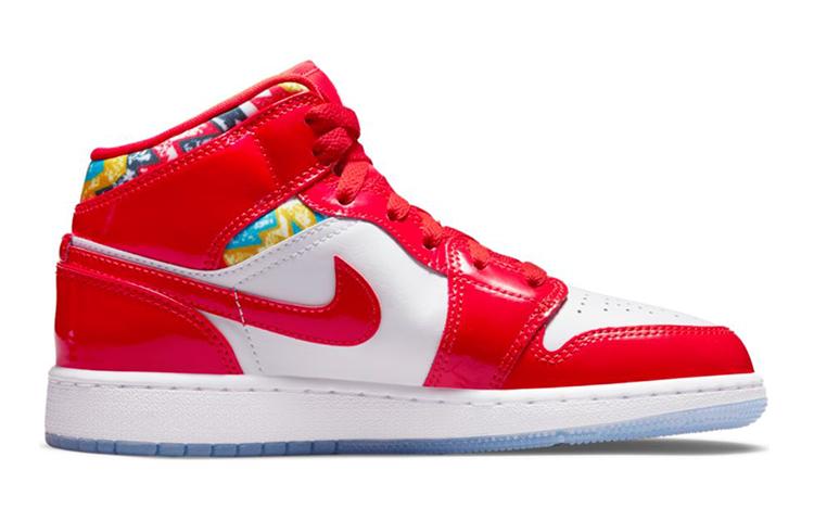 Air Jordan 1 Mid SE GS 'Barcelona Sweater'