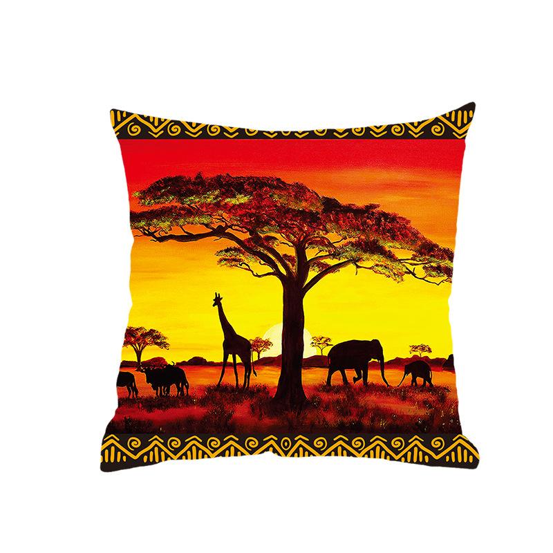 Indian Style Animal Pillowcase Home Office Pillowcase Car Cushion Sofa Decoration Pillowcase
